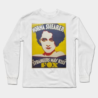 Norma Shearer Strangers May Kiss Trolley Card 1931 Long Sleeve T-Shirt